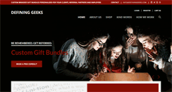 Desktop Screenshot of defininggeeks.com