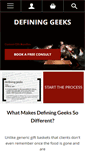Mobile Screenshot of defininggeeks.com